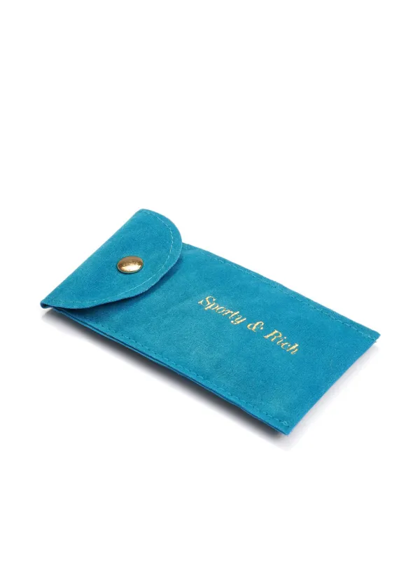 Sporty & Rich Wellness bead-embellished Bracelet | Blue