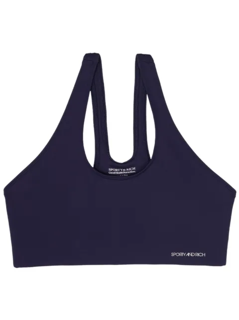 Sporty & Rich bra deportivo con logo estampado
