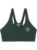 Sporty & Rich logo-print performance top - Green