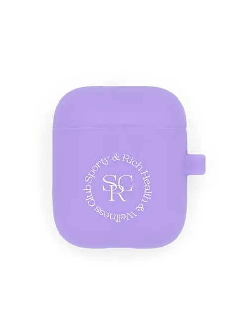 Sporty & Rich logo-print AirPod case