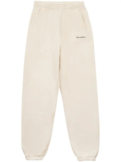 Sporty & Rich embroidered-logo track trousers