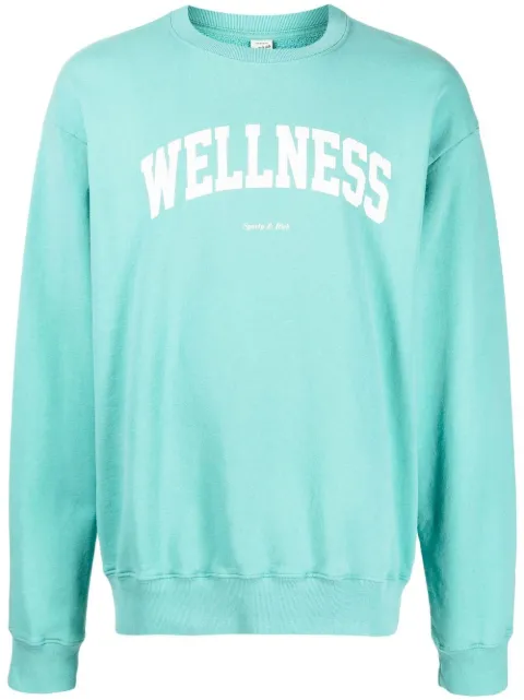 Sporty & Rich Wellness Ivy Crewneck - Faded teal
