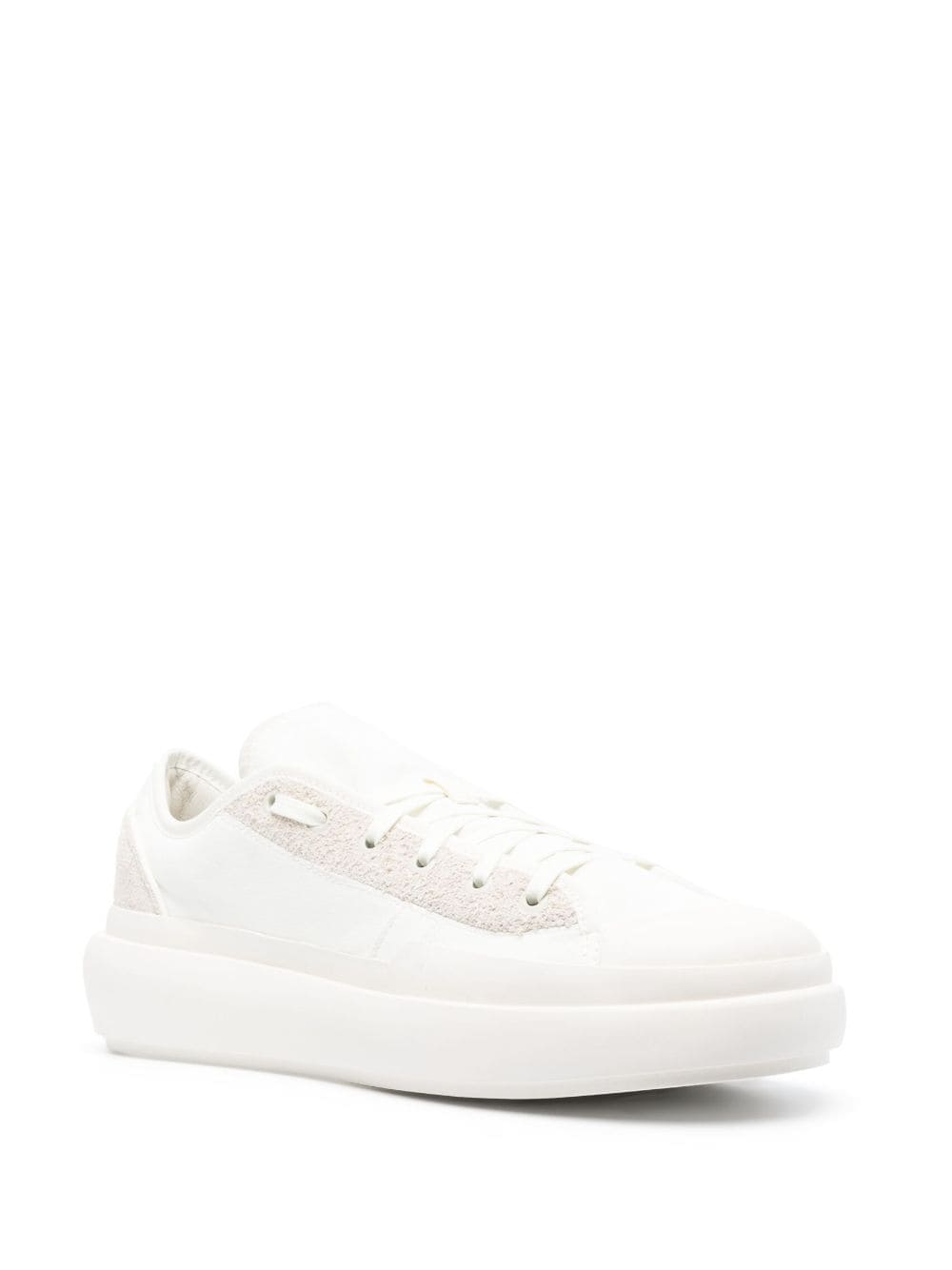 Shop Y-3 Ajatu Court Lace-up Sneakers In White