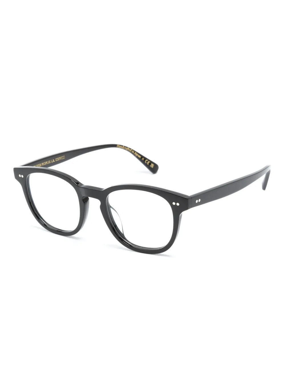 Oliver Peoples Bril met vierkant montuur - Zwart