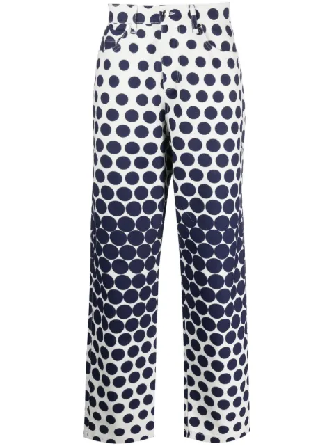 ARTE straight-leg cotton trousers
