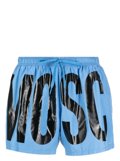 Moschino logo-printed swim shorts