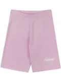 Sporty & Rich slogan-print jersey cycling shorts - Pink