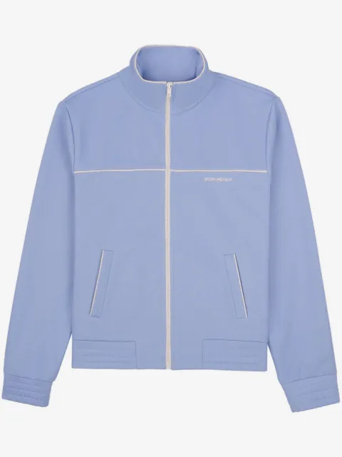 Sporty & Rich logo-print zip-fastening jacket