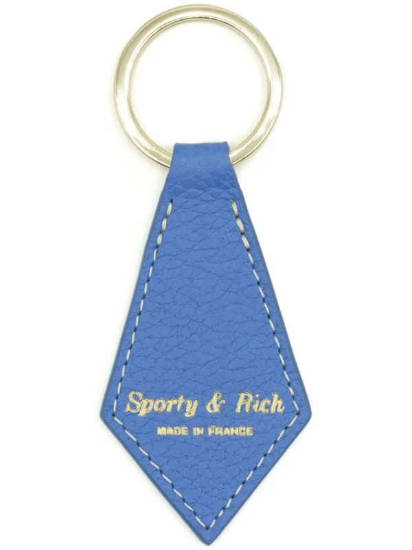 Blue deals leather keychain