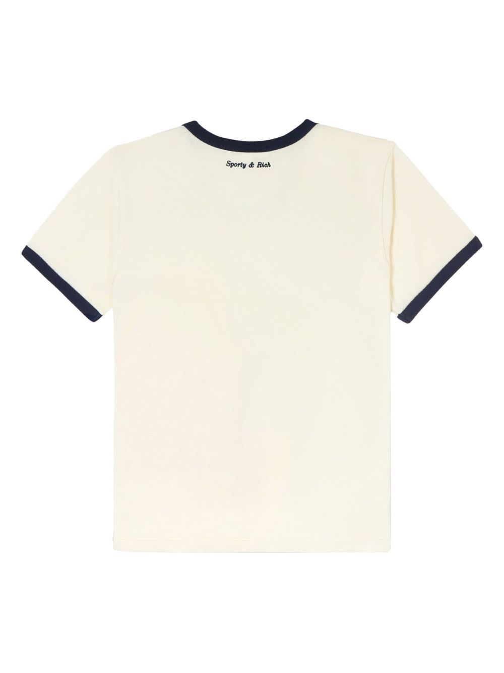 Sporty & Rich logo-print crew-neck T-shirt - Beige