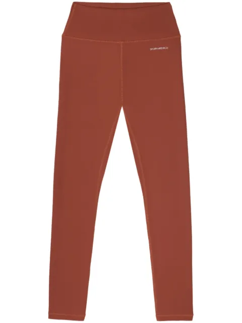 Sporty & Rich leggins con tiro alto y logo estampado
