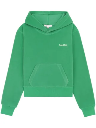Sporty & Rich フリース パーカー | グリーン | FARFETCH JP