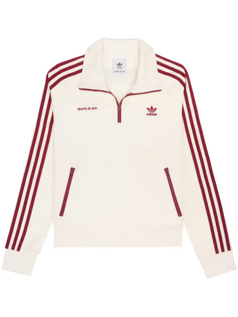 Sporty & Rich x adidas embroidered-logo jacket