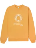 Sporty & Rich logo crew-neck sweatshirt - Orange