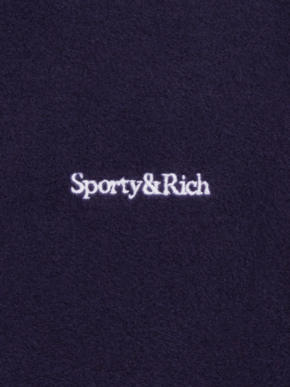 Sporty & Rich embroidered-logo Polar Hoodie - Farfetch