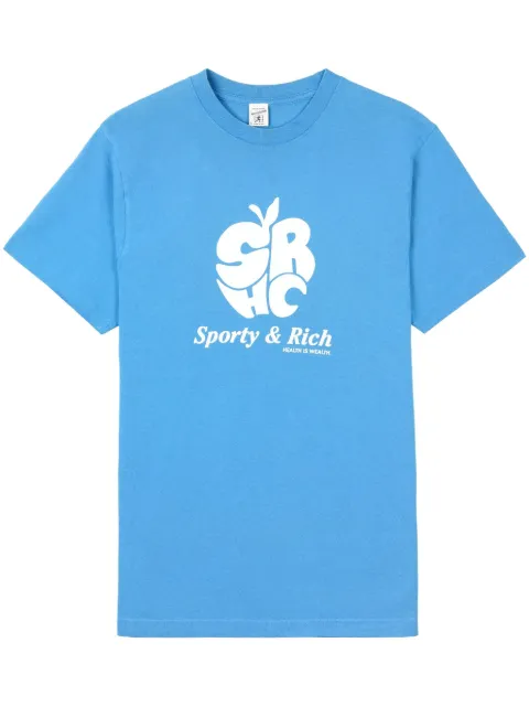 Sporty & Rich Apple cotton T-Shirt