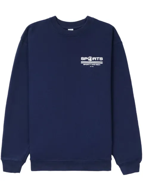 Sporty & Rich Sports logo-print sweatshirt