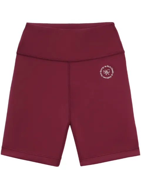 Sporty & Rich Radlerhose mit Logo-Print