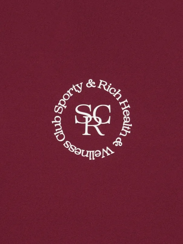 【関税込み】Sporty & Rich グリーン Serif バイカーショーツ Sporty & Rich バイカーショーツ | レッド | FARFETCH JP