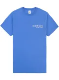 Sporty & Rich Stay Hydrated cotton T-shirt - Blue