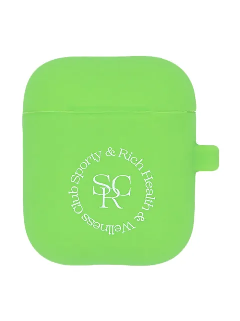 Sporty & Rich logo-print matte airpods