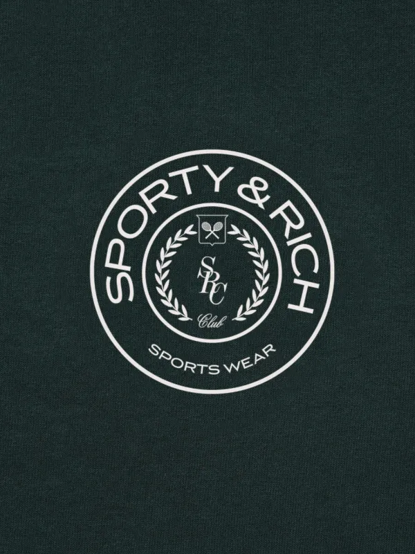 【人気！】Sporty & Rich Connecticut Crest スウェットシャツ Sporty & Rich Connecticut Crest スウェットシャツ | ブルー