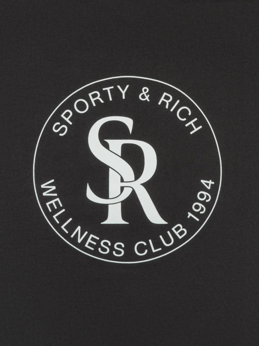SPORTY AND RICH S&R LOGO-PRINT SWEATSHIRT