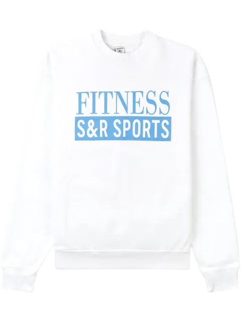 Sporty & Rich sudadera con logo estampado