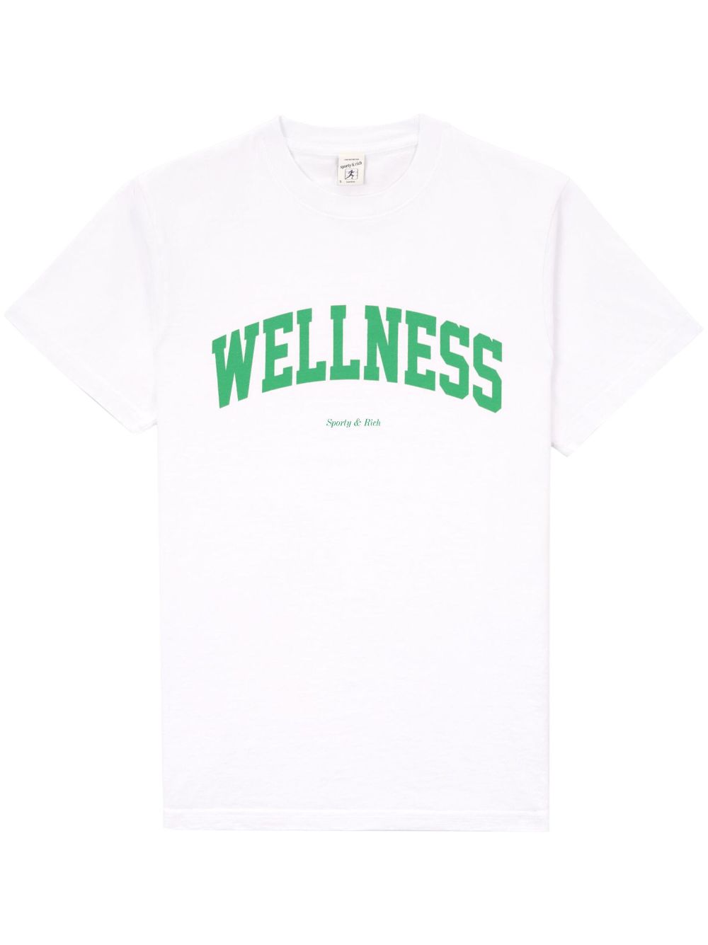 Sporty And Rich Slogan-print Cotton T-shirt In White