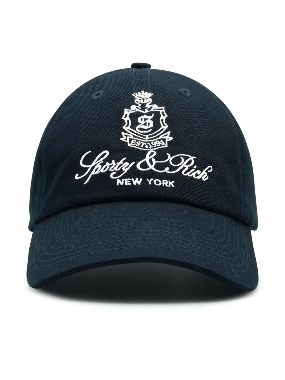 Sporty & Rich Katoenen honkbalpet - NAVY