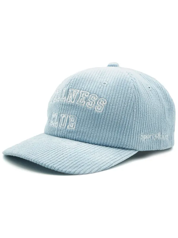 Sporty & Rich Wellness Club Corduroy Cap - Farfetch