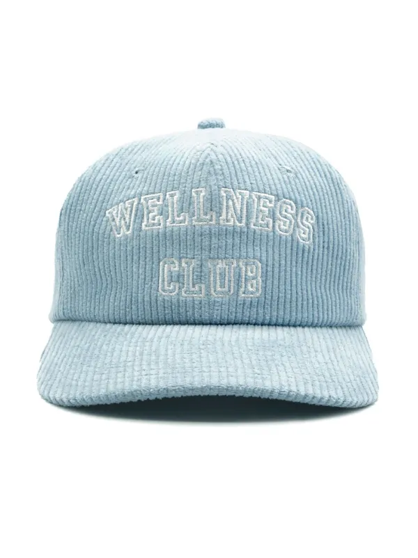 Sporty & Rich ウェルネスクラブ　コーデュロイ　キャップ　ネイビー Sporty & Rich Wellness Club コーデュロイ キャップ | ブルー