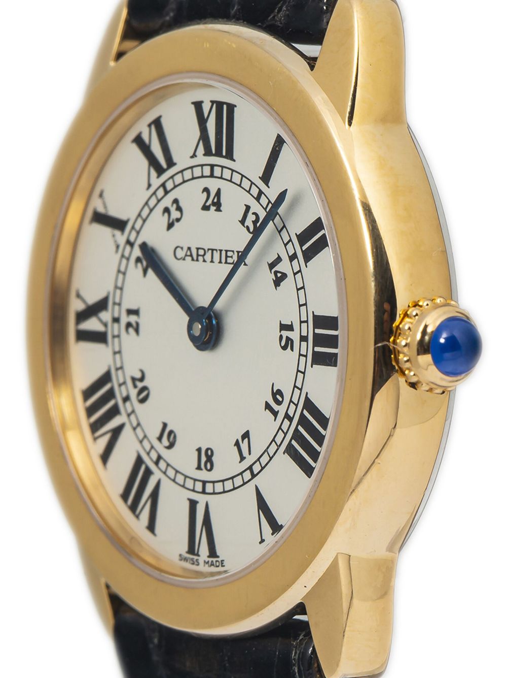 Pre-owned Cartier  Ronde Solo 29mm In Black
