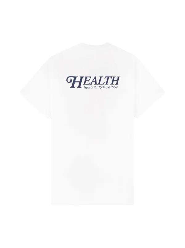 Sporty & Rich 70s Health ロゴ Tシャツ | ホワイト | FARFETCH JP