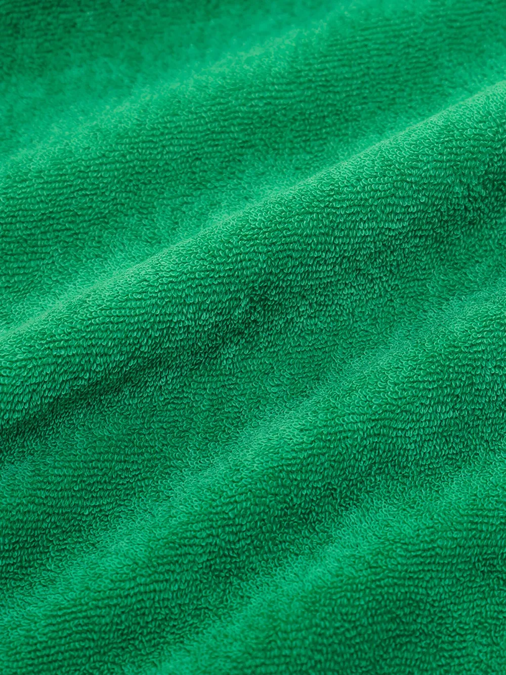 Sporty And Rich Logo-embroidered Terry-cloth Shorts In Green