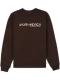 Sporty & Rich Disco cotton sweatshirt - Brown