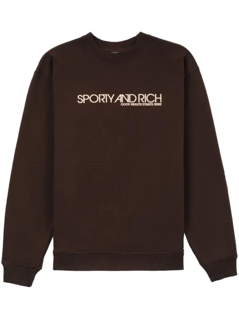 Sporty & Rich Disco cotton sweatshirt