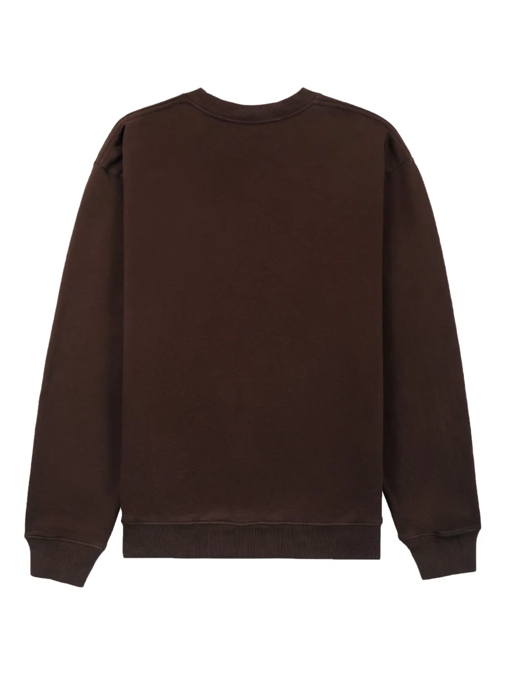Sporty & Rich Katoenen sweater - CHOCOLATE