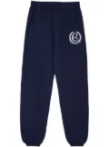 Sporty & Rich Crest cotton track pants - Blue