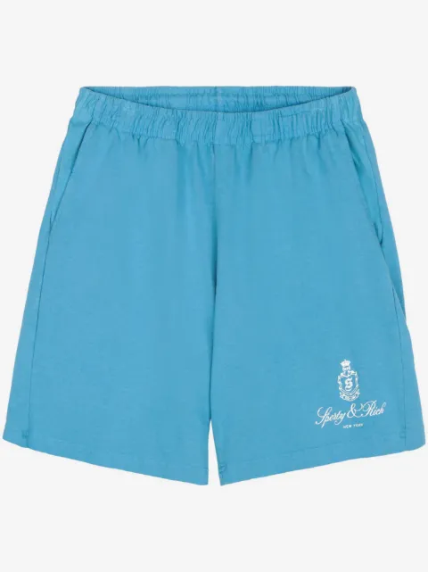 Sporty & Rich short en coton Vendome à logo imprimé