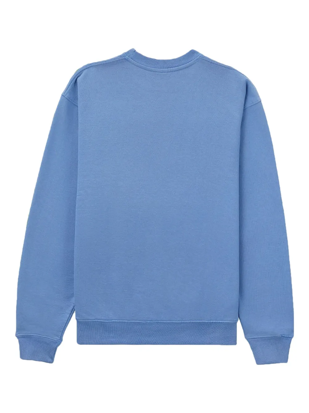 Sporty & Rich logo-print cotton sweatshirt - Blauw