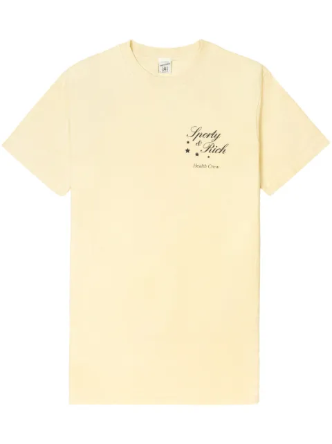 Sporty & Rich Health Crew logo-print T-shirt