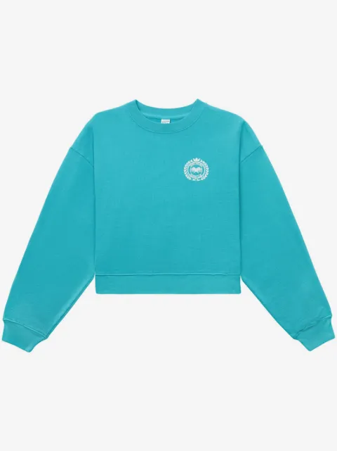 Sporty & Rich NY Country Club cropped sweatshirt
