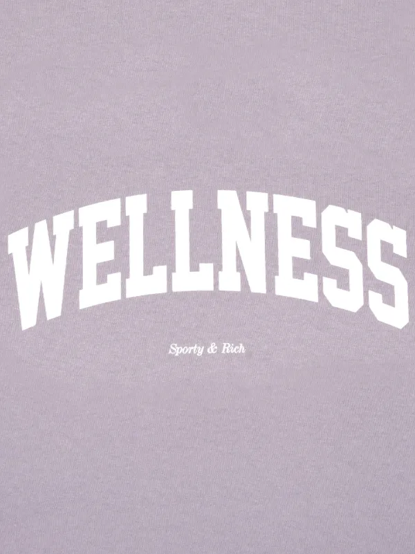 スウェット・トレーナー Sporty & Rich Wellness Logo Print Man to Man Purple CR831FC Sporty & Rich Wellness Cotton Sweatshirt | Purple | FARFETCH GE