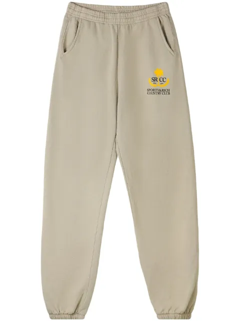Sporty & Rich Country Club cotton track pants