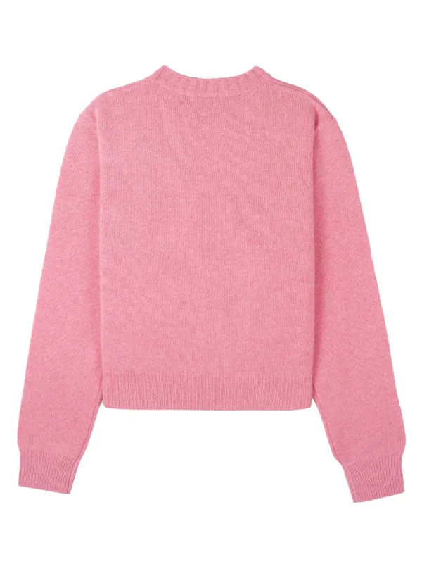 Embroidered online cashmere sweater