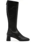 Aquazzura Saint Honore 50 leather knee-high boots - Black