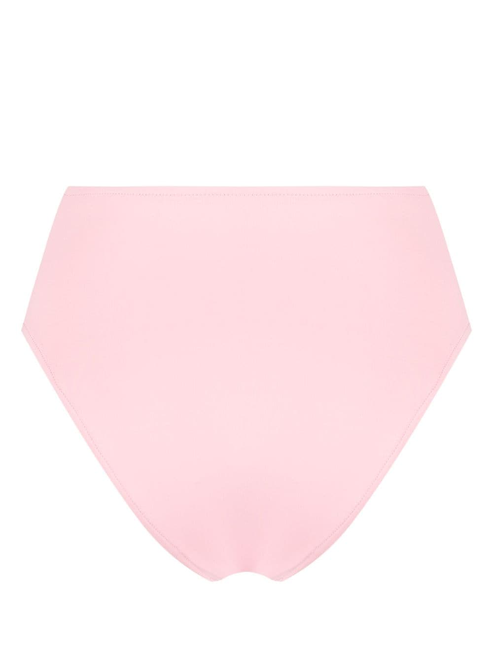 Shop Bondi Born Poppy High-waisted Bikini Bottom In Pink