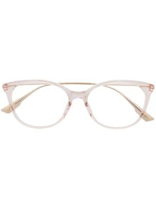 Dior Eyewear transparentframe cateye Glasses  Farfetch