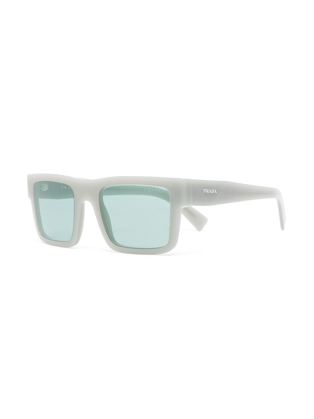 Prada Eyewear Zonnebril met rechthoekig montuur - Grijs